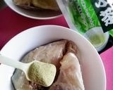 お手軽＊お手頃♪鯛アラの昆布茶蒸し作り方4写真