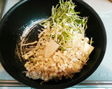 余り物時短レシピ★えのきカニかま豆苗炒め作り方2写真