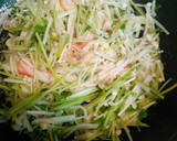 余り物時短レシピ★えのきカニかま豆苗炒め作り方3写真