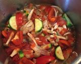 鶏肉のトマト煮込み ラタトゥイユ風作り方6写真