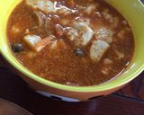 坦々風野菜スープ作り方8写真