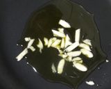 万願寺唐辛子とアンチョビベーコンのパスタ作り方3写真