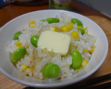 簡単素朴な味とうもろこし・枝豆ごはん作り方7写真