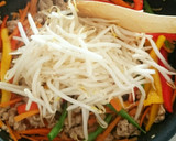 節約レシピ✾もやしと豚挽肉のチャプチェ作り方6写真