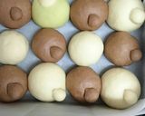 ちぎりパン(金魚 かっぱver.作り方3写真