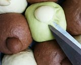 ちぎりパン(金魚 かっぱver.作り方4写真