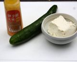 きゅうりのスープサラダ作り方1写真