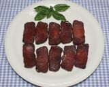 簡単おつまみ☆食品乾燥機で焼豚ジャーキー作り方4写真