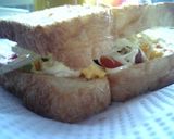 キャベツたっぷりスクランブルホットサンド作り方6写真