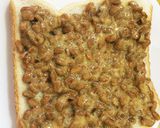 簡単朝食に納豆パン作り方2写真