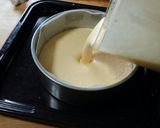 ﾐｷｻｰで混ぜて焼くだけﾁｰｽﾞｹｰｷ！作り方4写真