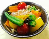 カラフル野菜の揚げ浸し作り方5写真