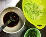牛肉とセロリの混ぜご飯作り方1写真