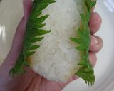 大葉の味噌おにぎり作り方3写真