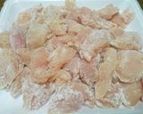 鶏ささみのマヨポン照り焼き作り方1写真