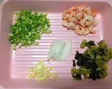 海老と高菜の夏チャーハン作り方1写真
