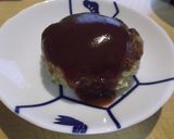 キャベツハンバーグ、ケチャップとソースで作り方8写真