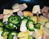 じゃがいも入りゴーヤチャンプル作り方4写真