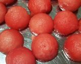 ♪ゼラチン♪スイカまるごとゼリー作り方5写真