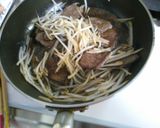 簡単! 焼き肉 牛肉 もやしの 和風炒め作り方6写真