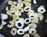 じゃがいものガレット＊シーフードピザ風作り方6写真