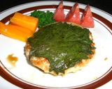 大葉にんにくを使って鶏豆腐ハンバーグ♪作り方5写真