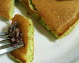 小松菜と抹茶のふわふわホットケーキ作り方6写真