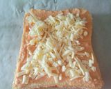 ガッツリ朝ご飯☆明太チーズトースト作り方2写真