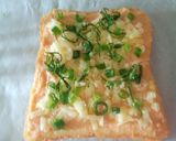 ガッツリ朝ご飯☆明太チーズトースト作り方3写真