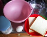 お水の!フレンチトースト♡作り方1写真