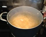 ツナと玉ねぎのゴマネーズパスタ作り方1写真