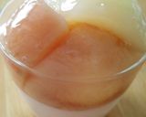 白桃ジュレと生クリームヨーグルト作り方10写真