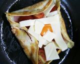 朝食に✿簡単ゴマ入りガレット作り方7写真