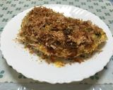 卵ともやしで、お好み焼き風♪作り方5写真