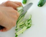 瓜のパスタ風炒め作り方1写真