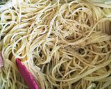 ＊ベーコンとぶなしめじの和風パスタ＊作り方5写真