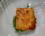 薄切り冷凍豆腐と青じそ巻き と梅入り作り方5写真
