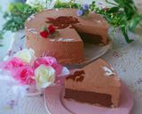 ♡2層のショコラチーズケーキ♡作り方18写真