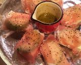 ＊お豆腐の生ハム巻き〜バジルソース＊作り方2写真