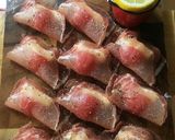 ＊お豆腐の生ハム巻き〜バジルソース＊作り方3写真