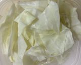 アッという間のさっぱりキャベツ作り方1写真