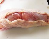 ミョウガと大葉のチキンロール作り方4写真