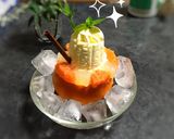 オレンジ丸ごとパフェ作り方8写真