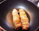 ミョウガと大葉のチキンロール作り方7写真