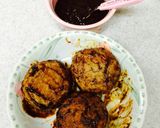 ハンバーグ？？と卵のオーブン焼き作り方2写真