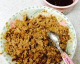 ハンバーグ？？と卵のオーブン焼き作り方3写真