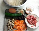 チャプチェ　胡瓜で更に美味しさUP！作り方1写真