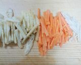 生姜ごはん☆作り方1写真