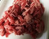 新ジャガと牛肉のガリバタ醤油炒め作り方3写真