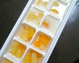 一口サイズのカルピスフルーツアイス★作り方2写真